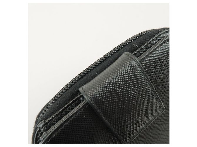Portafoglio Bifold Rotondo in Pelle con Logo PRADA Nero 1ML522 - vista 16