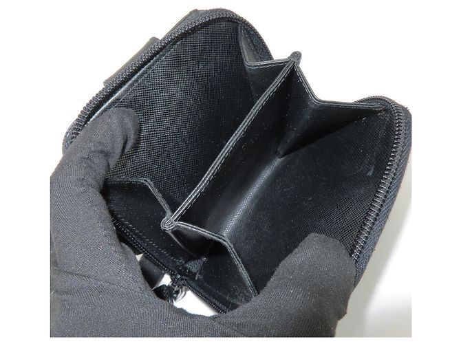 Portafoglio Bifold Rotondo in Pelle con Logo PRADA Nero 1ML522 - vista 18