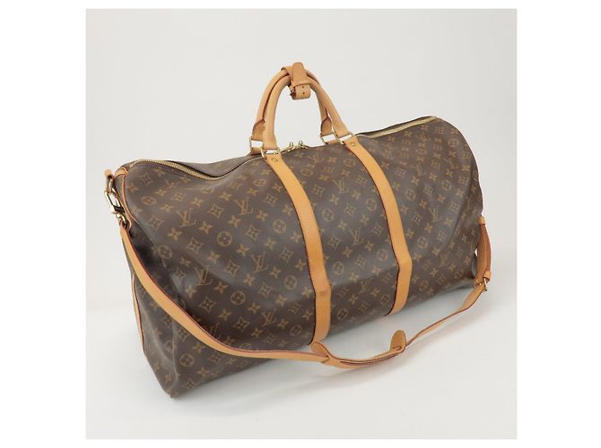 Louis Vuitton Monogram Keep All Bandouliere 60 Borsa Boston M41412 - vista 4