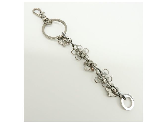 Autre Marque ANTEPRIMA Set di 4 pochette e charm per borsa in PVC Wire Silver Gold - vista 18