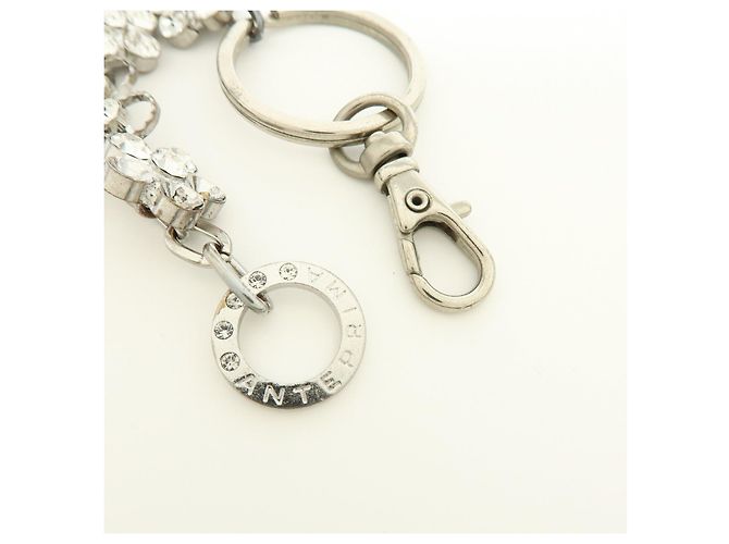 Autre Marque ANTEPRIMA Set di 4 pochette e charm per borsa in PVC Wire Silver Gold - vista 20
