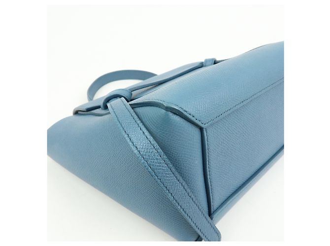 Céline CELINE Borsa Belt Bag in pelle 2Way Borsa a mano Borsa a tracolla Blu - vista 11