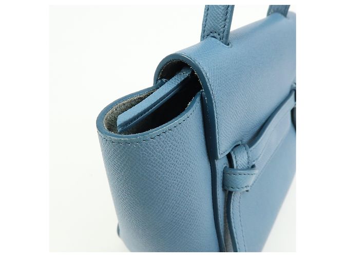 Céline CELINE Borsa Belt Bag in pelle 2Way Borsa a mano Borsa a tracolla Blu - vista 14