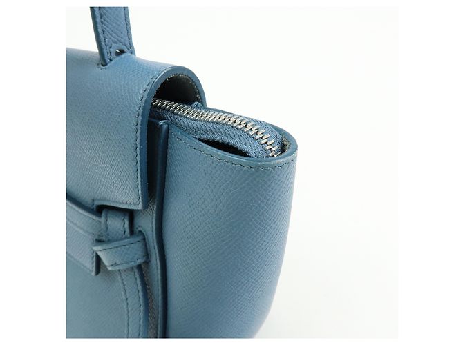 Céline CELINE Borsa Belt Bag in pelle 2Way Borsa a mano Borsa a tracolla Blu - vista 15