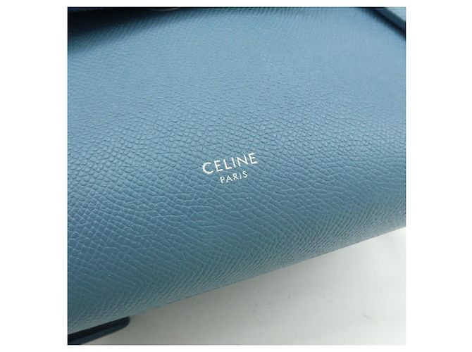 Céline CELINE Borsa Belt Bag in pelle 2Way Borsa a mano Borsa a tracolla Blu - vista 24