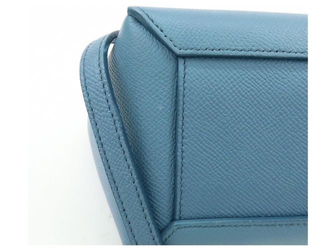 Céline CELINE Borsa Belt Bag in pelle 2Way Borsa a mano Borsa a tracolla Blu - vista 6