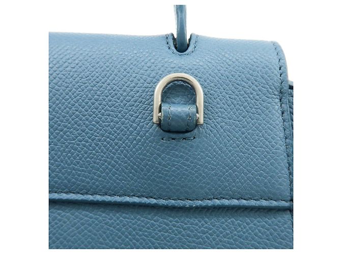 Céline CELINE Borsa Belt Bag in pelle 2Way Borsa a mano Borsa a tracolla Blu - vista 9