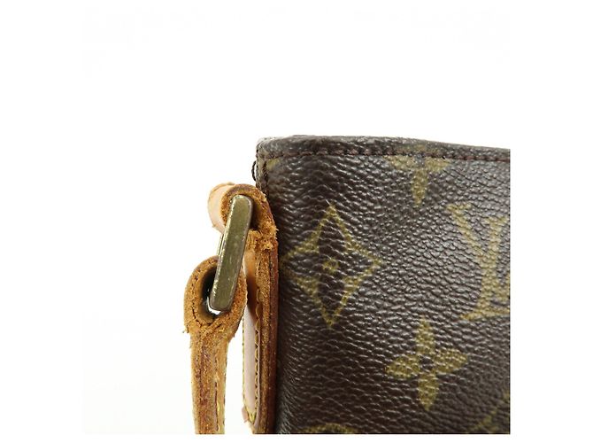 Borsa a tracolla Louis Vuitton Monogram Trotteur Canvas Brown M51240 - vista 17