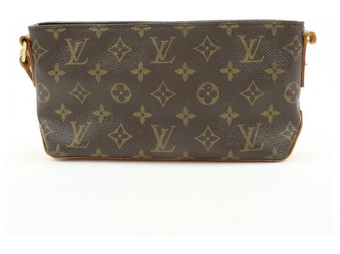 Borsa a tracolla Louis Vuitton Monogram Trotteur Canvas Brown M51240 - vista 2