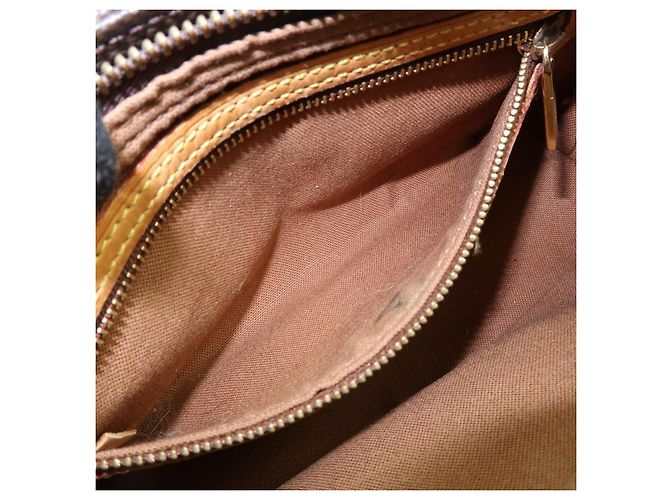 Borsa a tracolla Louis Vuitton Monogram Trotteur Canvas Brown M51240 - vista 21