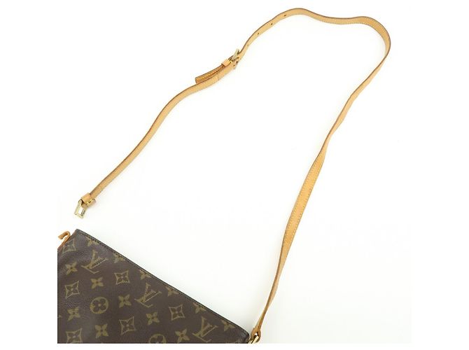 Borsa a tracolla Louis Vuitton Monogram Trotteur Canvas Brown M51240 - vista 6