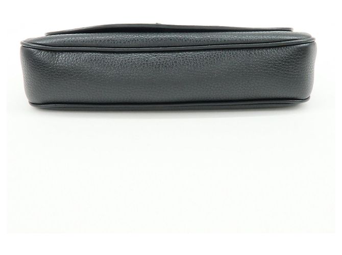 GUCCI SOHO Borsa a Tracolla e Spalla in Pelle di Vitello con Catena Nera 536224 - vista 5