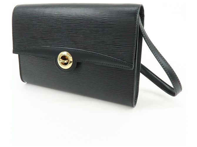 Louis Vuitton Epi Arche Borsa a tracolla 2Way Borsa Clutch Noir M52572 - vista 3
