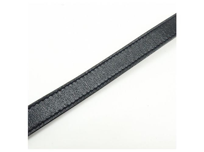 Hermès Bracciale HERMES Kelly Double Tour in pelle con marchio F Nero - vista 14