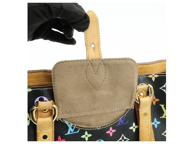 Borsa a tracolla Louis Vuitton Monogram Multicolor Aurelia MM M40095 - vista 20