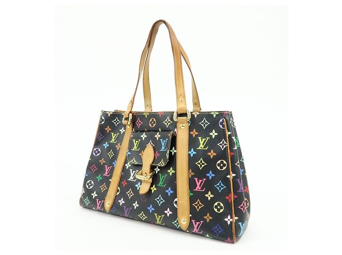 Borsa a tracolla Louis Vuitton Monogram Multicolor Aurelia MM M40095 - vista 3