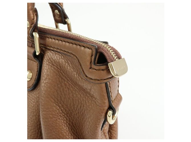 Autre Marque GUCCI Sukey Interlocking G Borsa a tracolla 2Way in pelle Bronze 247902 - vista 14