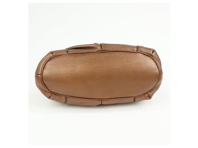 Autre Marque GUCCI Sukey Interlocking G Borsa a tracolla 2Way in pelle Bronze 247902 - vista 5