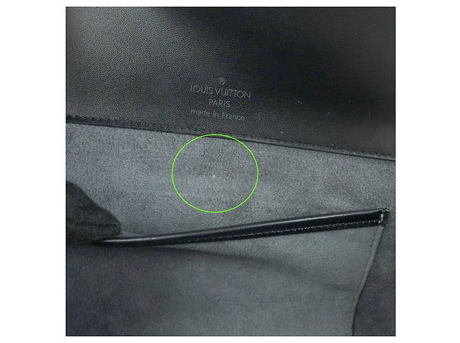 Borsa a tracolla Louis Vuitton Epi Nocturne GM Noir Black M52172 - vista 22