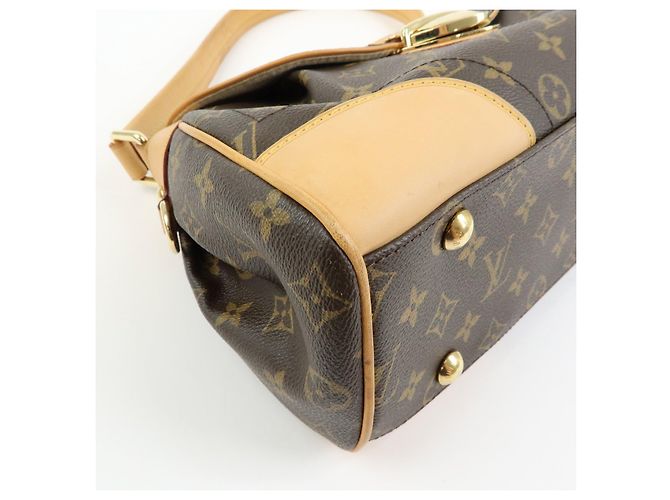 Louis Vuitton Monogram Beverly MM Shoulder Hand Bag Brown M40121 - vista 10