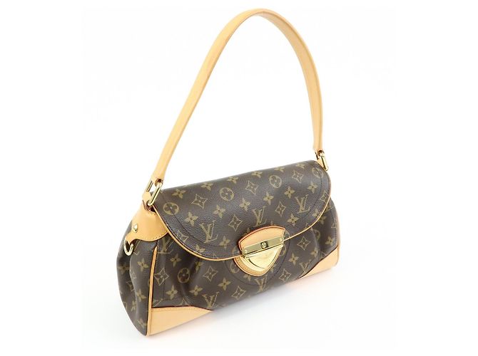 Louis Vuitton Monogram Beverly MM Shoulder Hand Bag Brown M40121 - vista 4