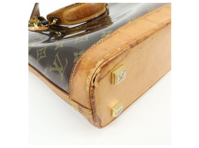 Borsa Tote Louis Vuitton Monogram Cabas Ambre PM Trasparente Marrone M92502 - vista 12
