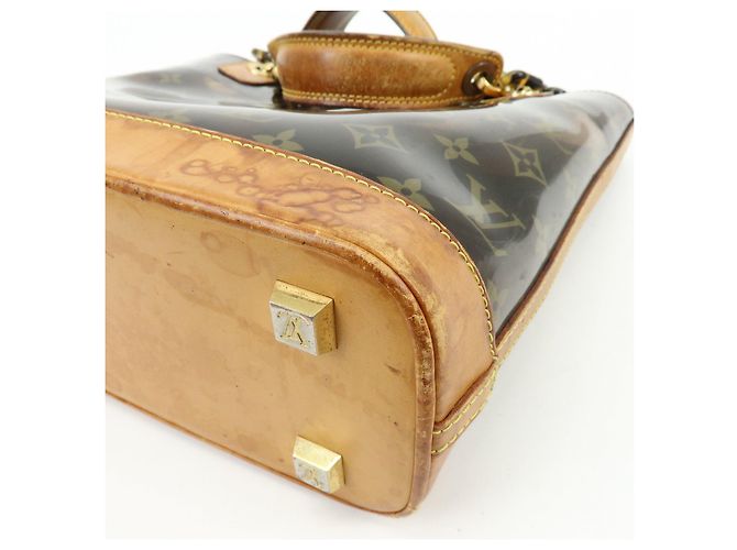 Borsa Tote Louis Vuitton Monogram Cabas Ambre PM Trasparente Marrone M92502 - vista 13