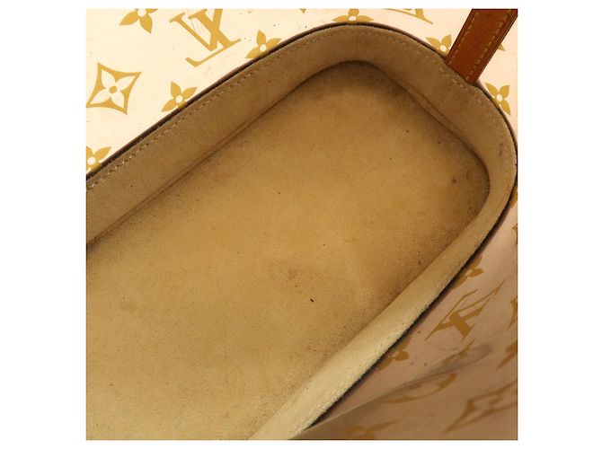 Borsa Tote Louis Vuitton Monogram Cabas Ambre PM Trasparente Marrone M92502 - vista 20