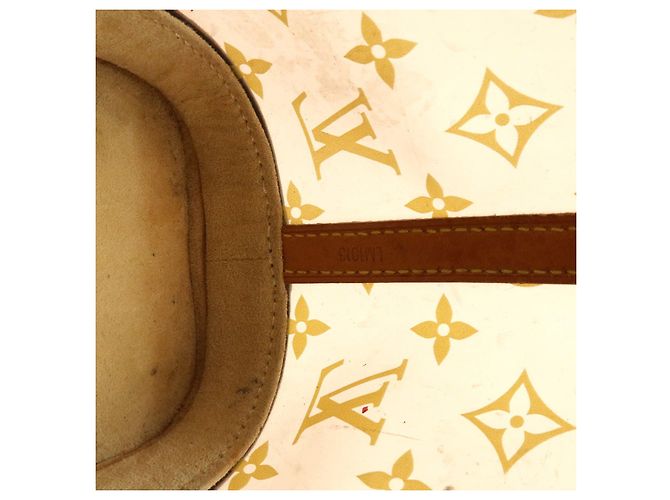Borsa Tote Louis Vuitton Monogram Cabas Ambre PM Trasparente Marrone M92502 - vista 23