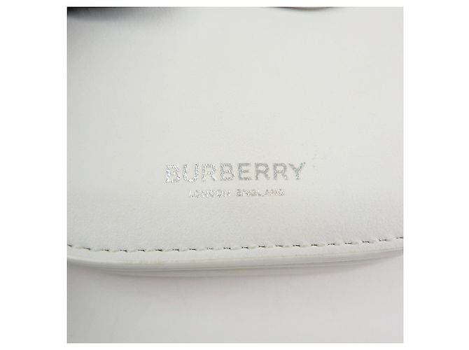 BURBERRY Borsa a tracolla in pelle Borsa crossbody Bianca - vista 13