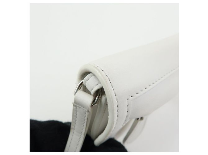 BURBERRY Borsa a tracolla in pelle Borsa crossbody Bianca - vista 17