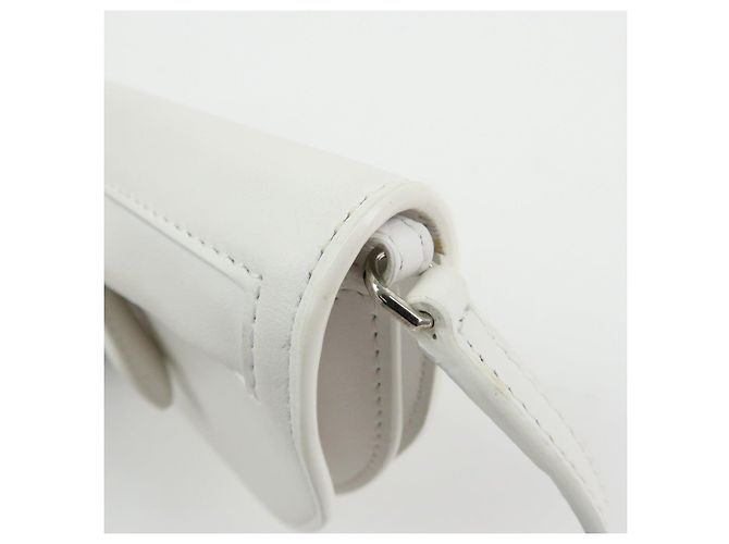 BURBERRY Borsa a tracolla in pelle Borsa crossbody Bianca - vista 18