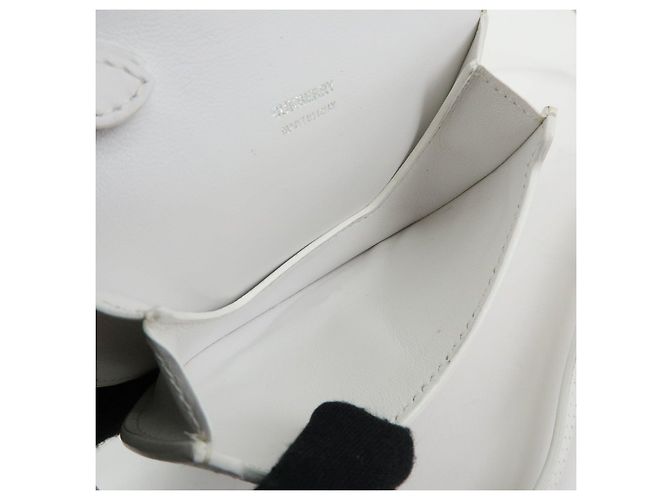 BURBERRY Borsa a tracolla in pelle Borsa crossbody Bianca - vista 23