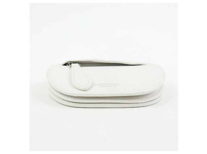 BURBERRY Borsa a tracolla in pelle Borsa crossbody Bianca - vista 5