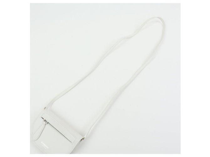 BURBERRY Borsa a tracolla in pelle Borsa crossbody Bianca - vista 6