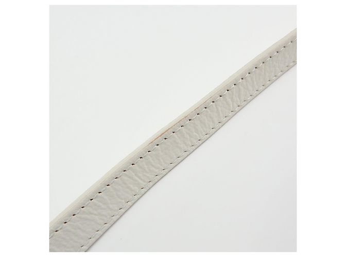 Céline Borsa a spalla e crossbody CELINE Triomphe in pelle e pelliccia di coniglio, Ivory - vista 7