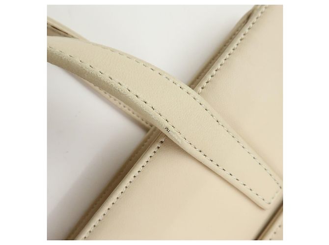 LOEWE Borsa 2Way in pelle nappa Anagram Borsa a mano e a tracolla Ivory - vista 10