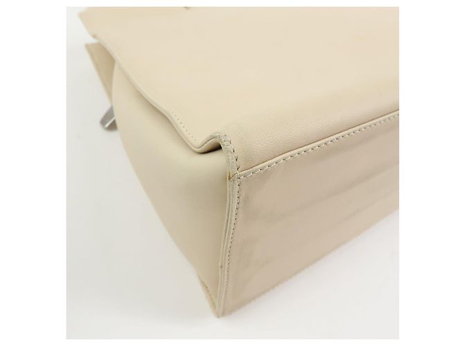 LOEWE Borsa 2Way in pelle nappa Anagram Borsa a mano e a tracolla Ivory - vista 11