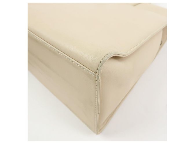 LOEWE Borsa 2Way in pelle nappa Anagram Borsa a mano e a tracolla Ivory - vista 12