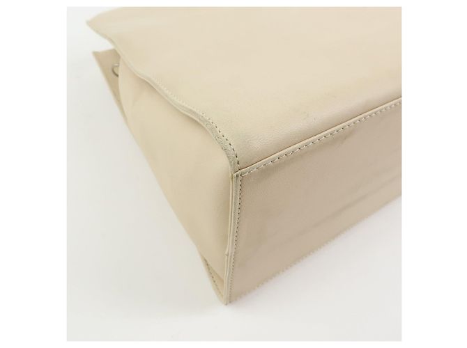 LOEWE Borsa 2Way in pelle nappa Anagram Borsa a mano e a tracolla Ivory - vista 13