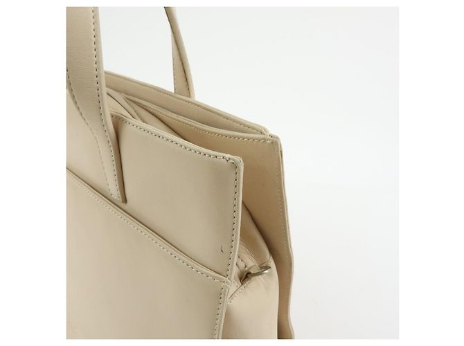LOEWE Borsa 2Way in pelle nappa Anagram Borsa a mano e a tracolla Ivory - vista 15