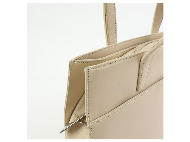 LOEWE Borsa 2Way in pelle nappa Anagram Borsa a mano e a tracolla Ivory - vista 16