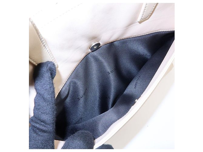 LOEWE Borsa 2Way in pelle nappa Anagram Borsa a mano e a tracolla Ivory - vista 18