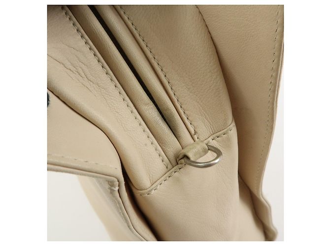LOEWE Borsa 2Way in pelle nappa Anagram Borsa a mano e a tracolla Ivory - vista 19