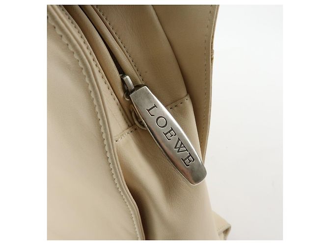 LOEWE Borsa 2Way in pelle nappa Anagram Borsa a mano e a tracolla Ivory - vista 20