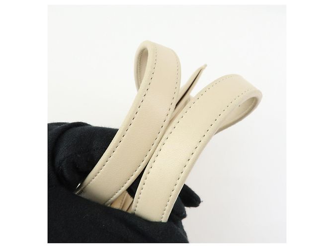 LOEWE Borsa 2Way in pelle nappa Anagram Borsa a mano e a tracolla Ivory - vista 7