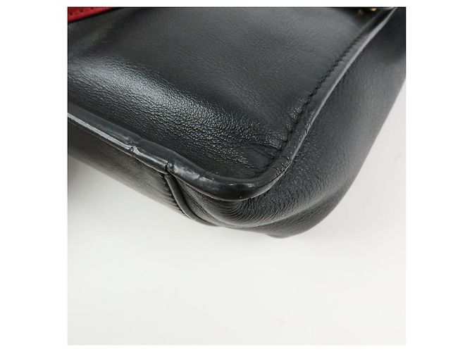 FENDI Borsa 2Way Flip in pelle e camoscio Borsa a mano e a tracolla Nera 8BT302 - vista 13