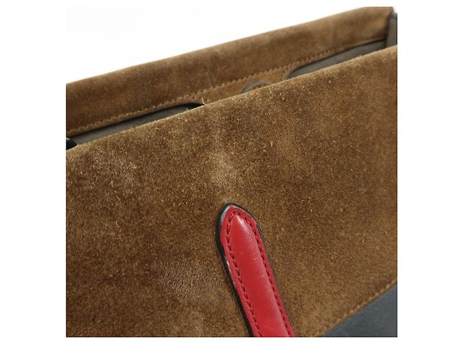 FENDI Borsa 2Way Flip in pelle e camoscio Borsa a mano e a tracolla Nera 8BT302 - vista 17