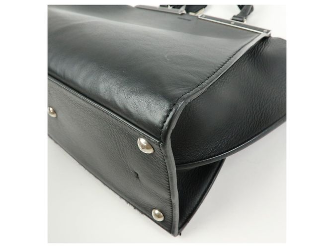 FENDI Trois Jours Borsa a mano e a tracolla 2Way in pelle e pony hair 8BH279 - vista 13