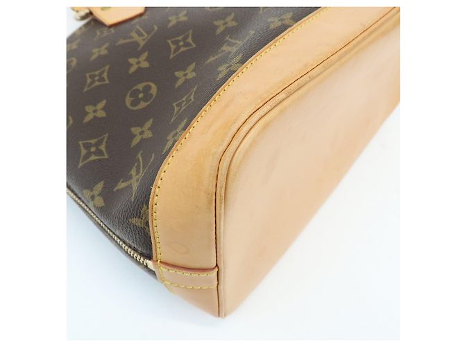 Louis Vuitton Monogram Alma Canvas Leather Hand Bag Brown M51130 - vista 13